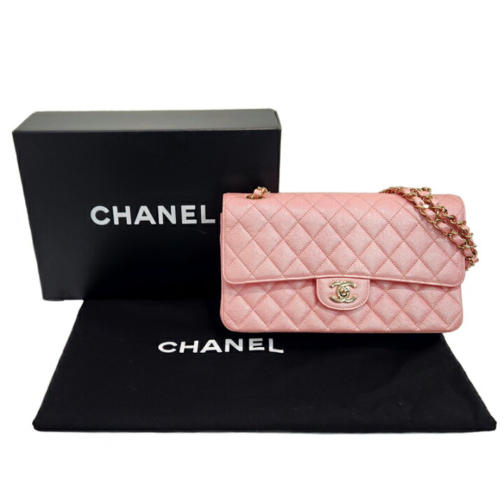 楽天市場】【CHANEL】シャネル マトラッセ キャビアスキン レザー  