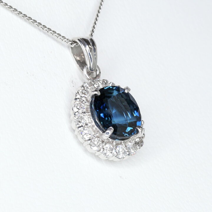 楽天市場】ブルーサファイア 2.65ct ネックレス PT850/PT900 プラチナ 