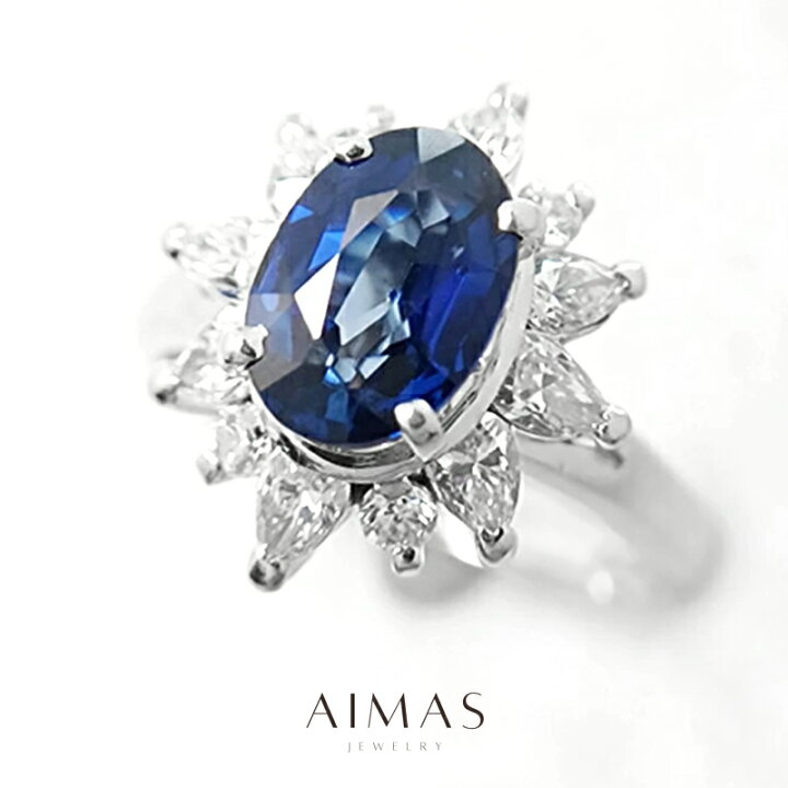 楽天市場】ロイヤルブルーサファイア 1.64ct リング 16号 PT900(Pm 