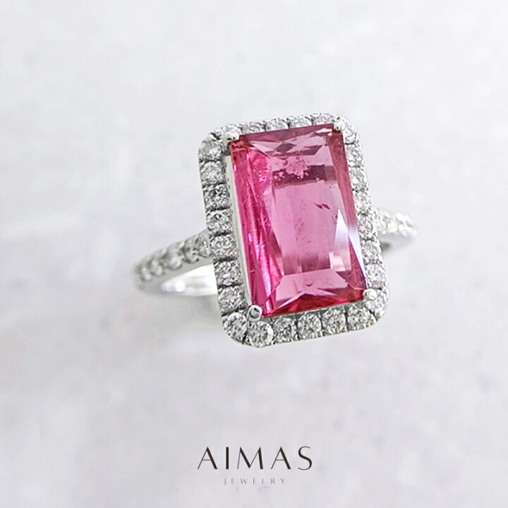 楽天市場】ルベライト 2.57ct リング 12号 PT900 プラチナ 指輪 
