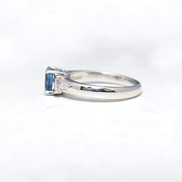 楽天市場】ブルーサファイア 1.087ct リング 10号 PT900 プラチナ 