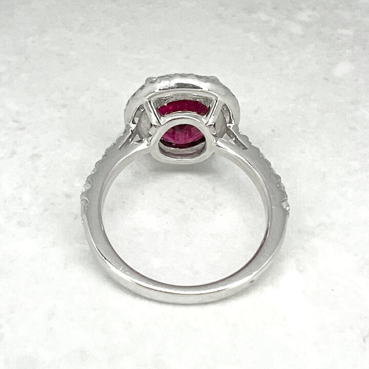 楽天市場】【ｾｰﾙ】ルベライト 3.63ct リング 12号 PT900 プラチナ 