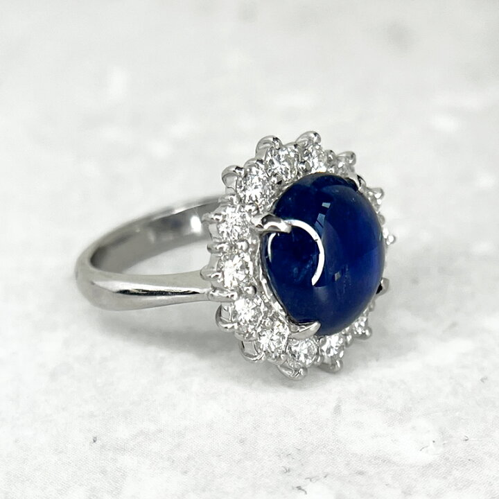 楽天市場】ミャンマー産ブルースターサファイア 4.76ct リング 12.5号 