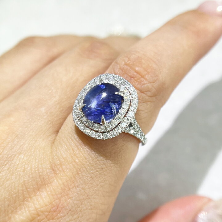 楽天市場】【ｾｰﾙ】ミャンマー産ブルースターサファイア 4.61ct リング 