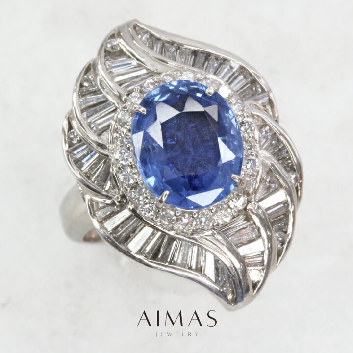 楽天市場】【ｾｰﾙ】スリランカ産非加熱ブルーサファイア 3.2ct リング 