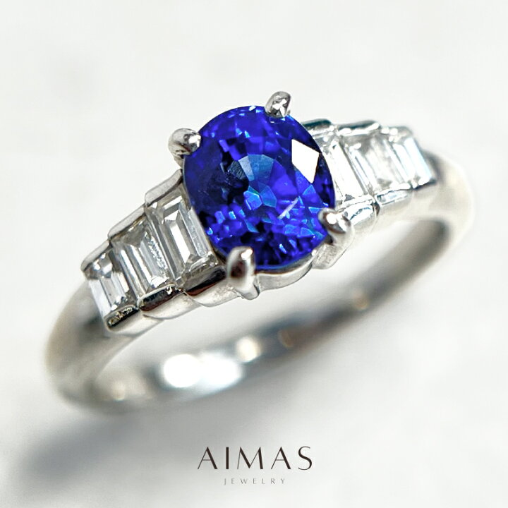 楽天市場】ブルーサファイア 1.51ct リング 12.5号 PT900 プラチナ 