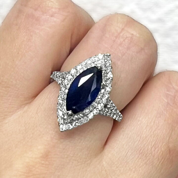 楽天市場】マダガスカル産ロイヤルブルーサファイア 2.39ct リング 