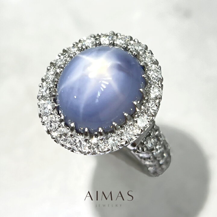 楽天市場】【ｾｰﾙ】ブルースターサファイア 8.56ct リング 12号 PT950 