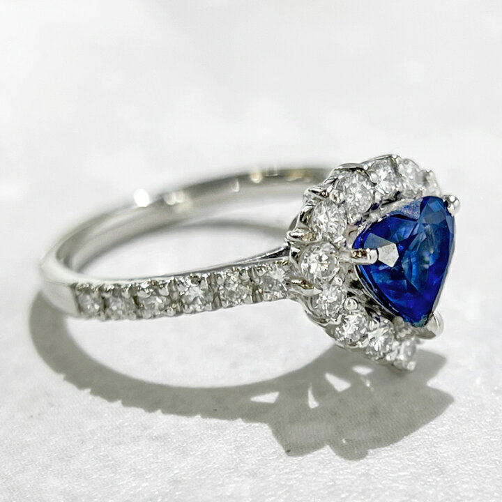 楽天市場】【ｾｰﾙ】コーンフラワーブルーサファイア 1.26ct リング 9号 