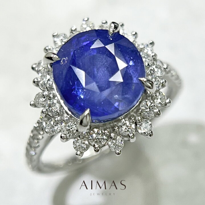 楽天市場】スリランカ産コーンフラワーブルーサファイア 5.83ct リング 