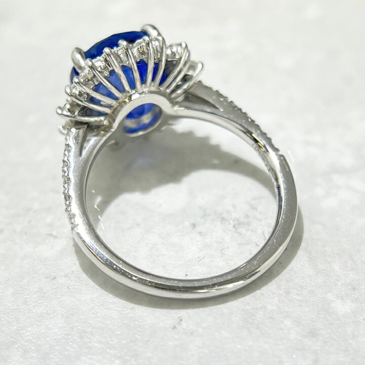 楽天市場】スリランカ産コーンフラワーブルーサファイア 5.83ct リング 