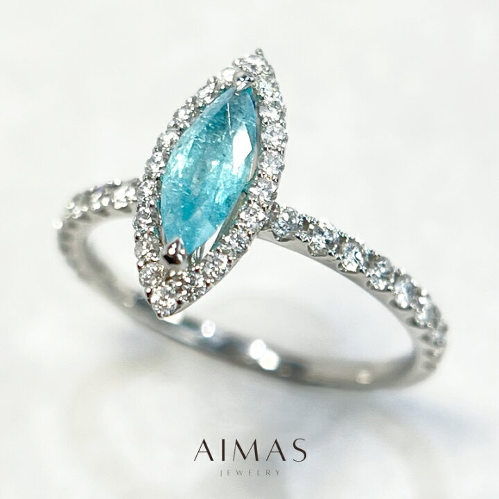 楽天市場】【ｾｰﾙ】ブラジル産パライバトルマリン 0.467ct リング 12号 