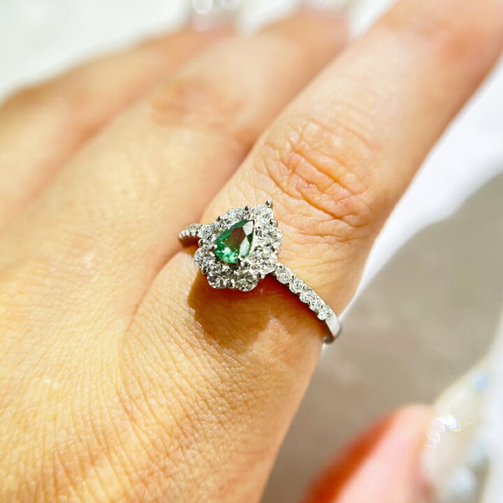 楽天市場】ブラジル産パライバトルマリン 0.25ct リング 12号 PT900 