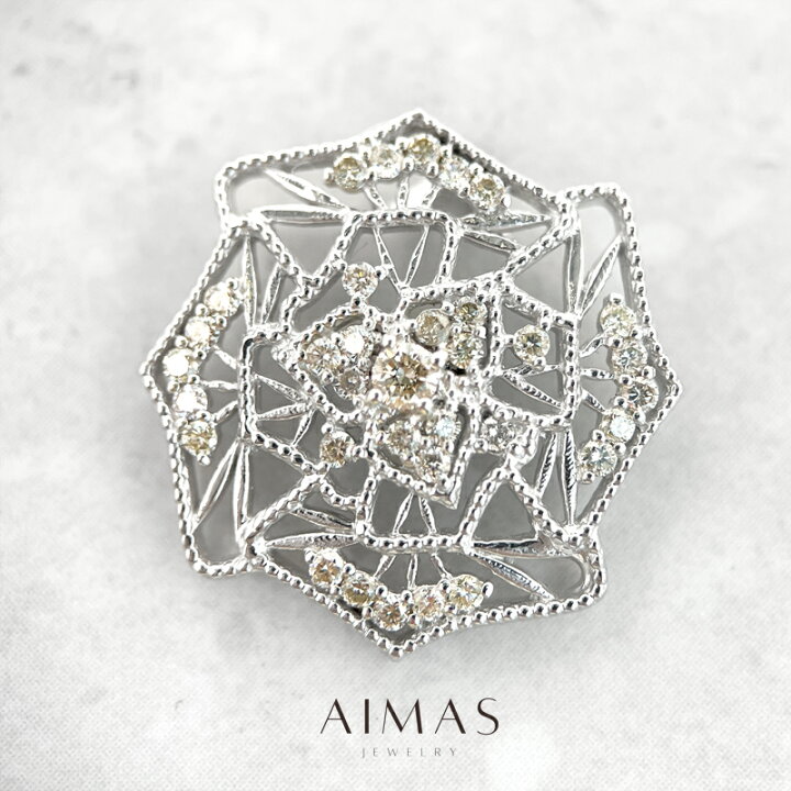 楽天市場】ブラウンダイヤモンド 0.48ct ペンダントトップ K18WG 