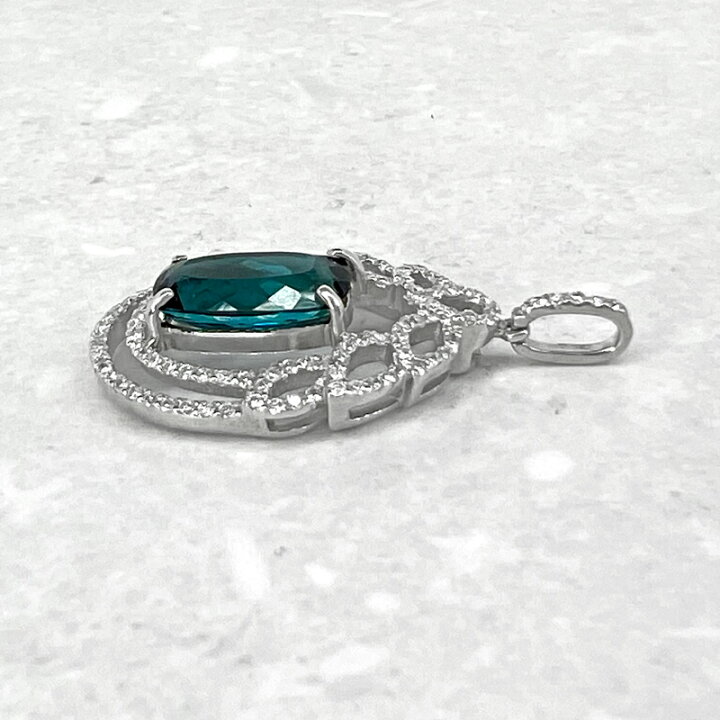 楽天市場】インディコライトトルマリン 3.7ct ペンダントトップ PT900 