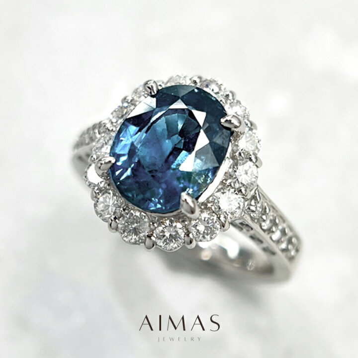 楽天市場】【ｾｰﾙ】タイ産非加熱ブルーサファイア 3.29ct リング 11号 
