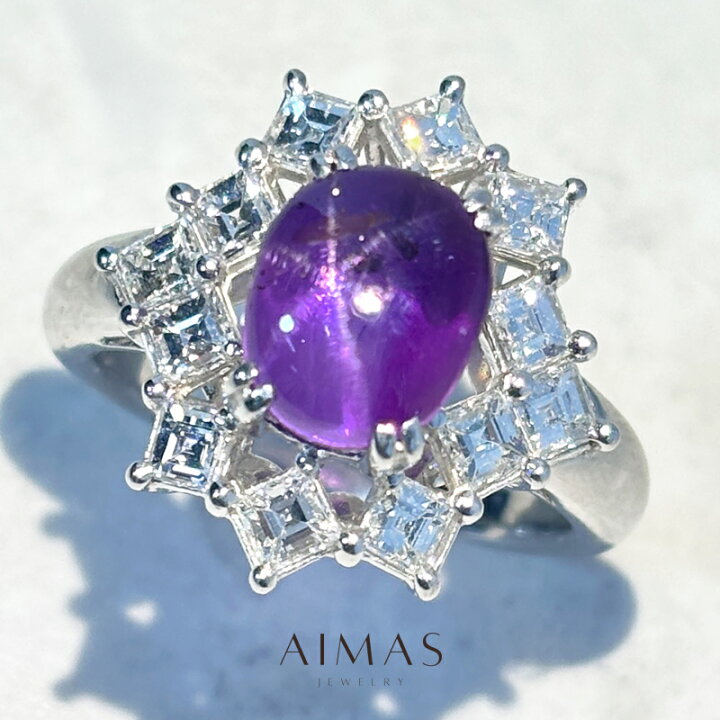 楽天市場】【ｾｰﾙ】マダガスカル産パープルスターサファイア 5.42ct