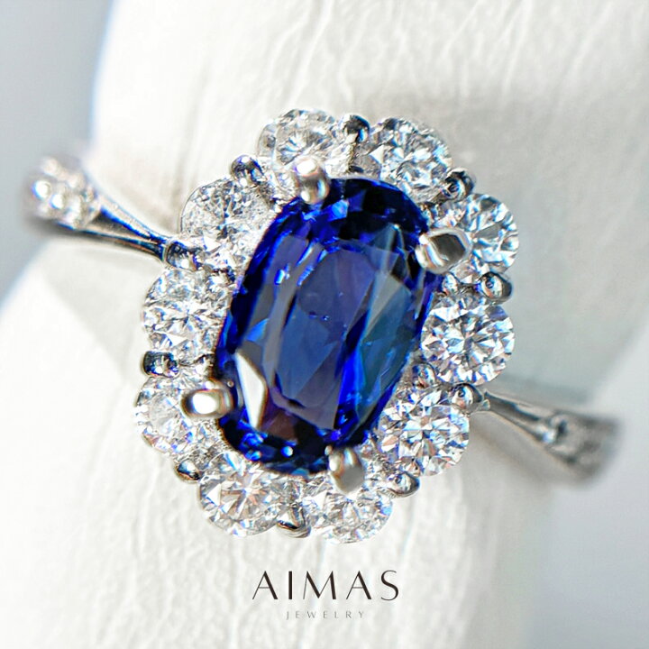 楽天市場】ブルーサファイア 1.79ct リング 12号 PT900 プラチナ  