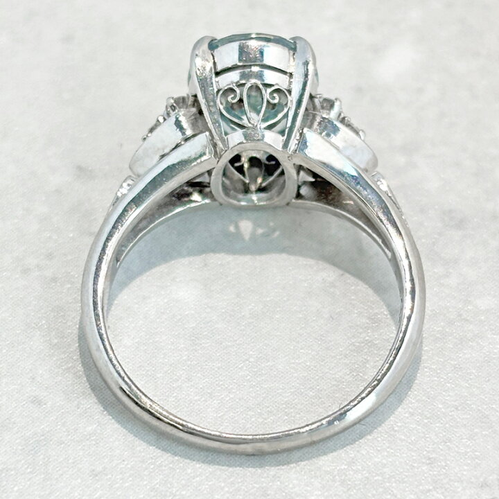 楽天市場】アクアマリン 2.055ct リング 12号 PT900 プラチナ 