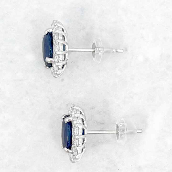 楽天市場】ブルーサファイア 1.49ct/1.34ct ピアス PT900 プラチナ 