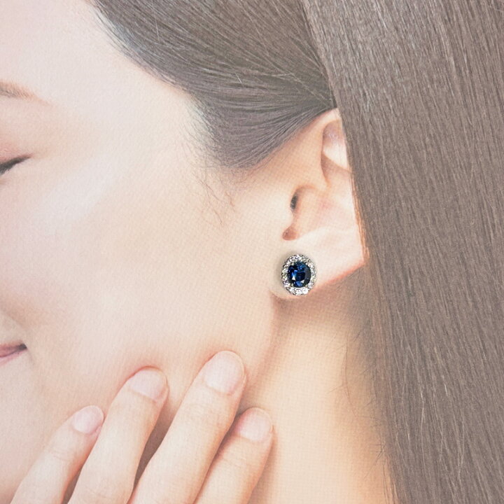 楽天市場】【ｾｰﾙ】ブルーサファイア 1.75ct/1.8ct ピアス PT900 