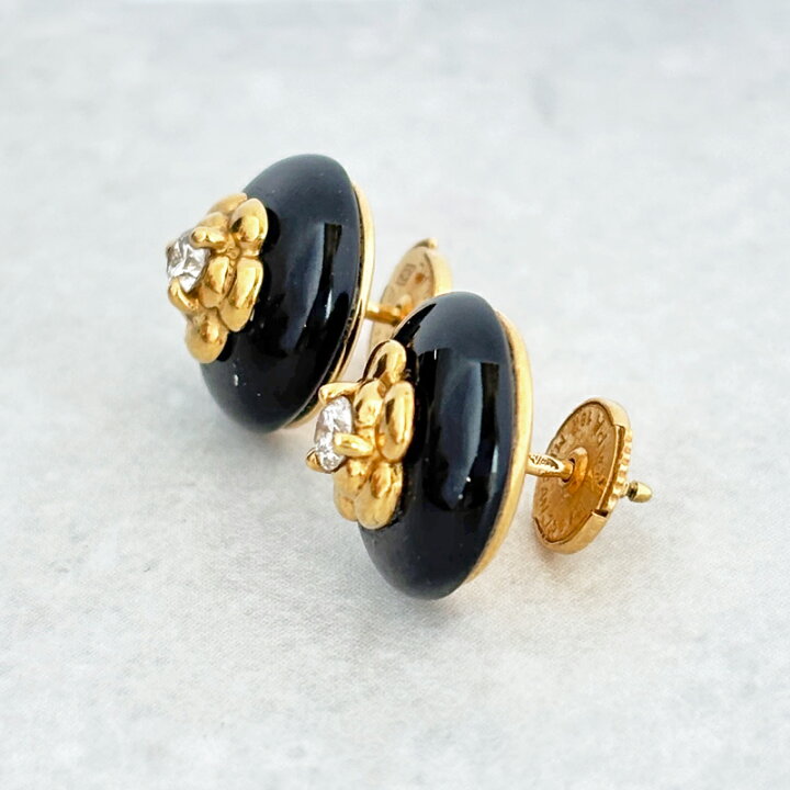 楽天市場】【CHANEL】シャネル ダイヤモンド 2P カメリア ピアス K18YG 