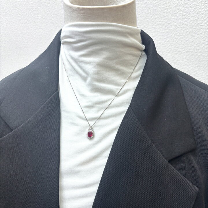 楽天市場】ピジョンブラッドルビー 1.42ct ネックレス PT850/PT900 