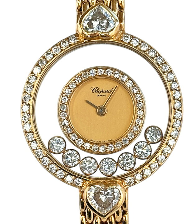楽天市場】【Chopard】ショパール ハッピーダイヤモンド 腕時計 K18YG 