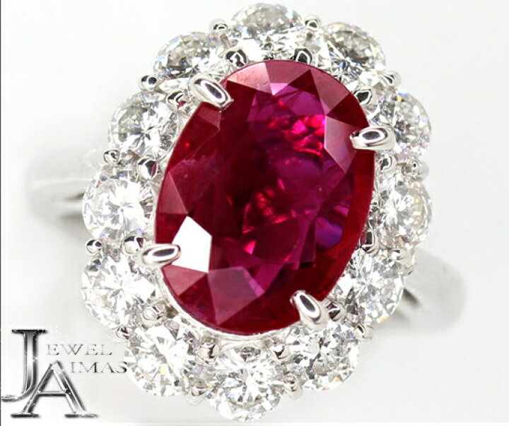 楽天市場】ルビー 5.04ct リング 12号 PT900 プラチナ 指輪  