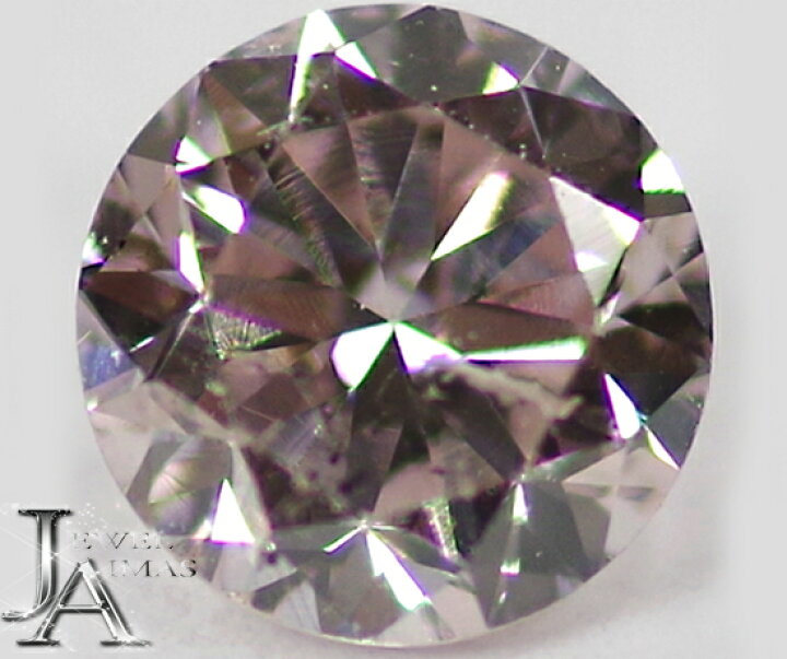 楽天市場】ピンクダイヤモンド 0.211ct VERY LIGHT ORANGY PINK SI-2 