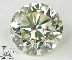 イエローダイヤモンド 0.617ct （VERY LIGHT GREENISH YELLOW SI1） ルース ベリーライト・グリーニッシュ・イエロー＜中央宝石ソーティング＞ 色石 金剛石 裸石 【送料無料】【製品へのオーダー加工承ります。】