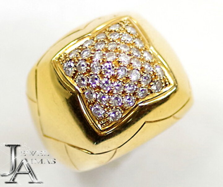 楽天市場】【BVLGARI】 ブルガリ ピラミデ リング K18YG 750YG 