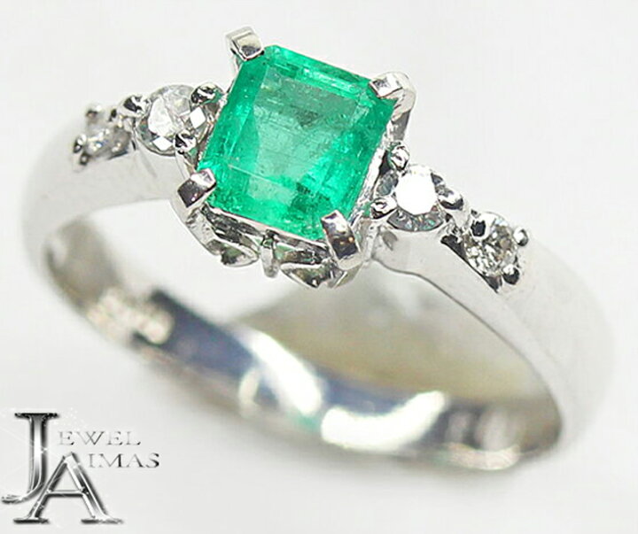楽天市場】【ジュエリー】 エメラルド 0.53ct ダイヤモンド 0.13 
