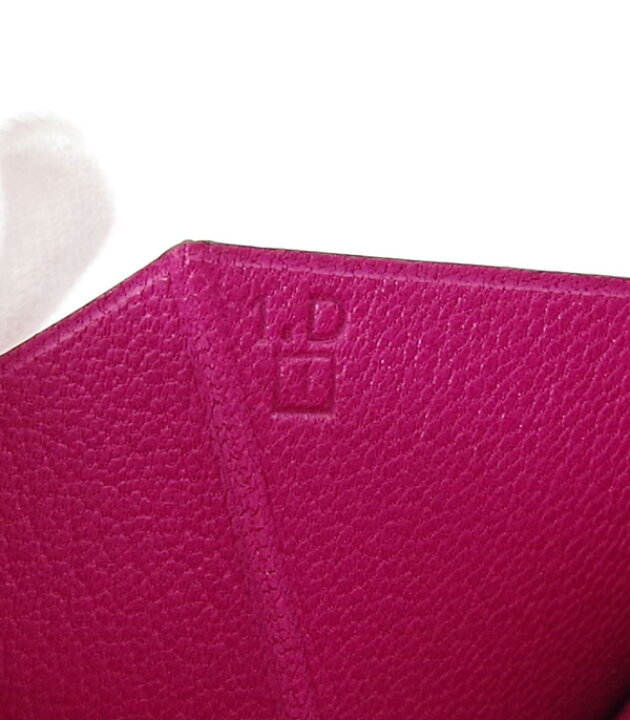 楽天市場】【HERMES】エルメス ベアン リザード フューシャ ピンク  