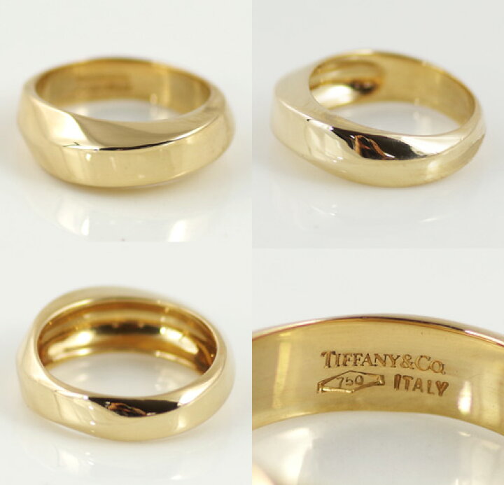 楽天市場】【Tiffany & Co. 】ティファニー ナイフエッジリング K18YG  