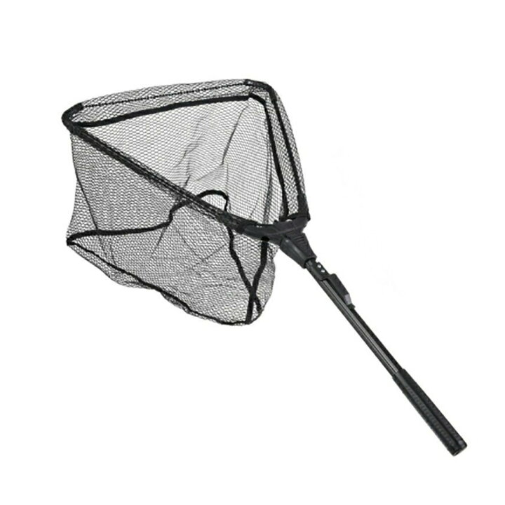 楽天市場 釣具 三角 タモ網 75cm ブラック ランディングネット 伸縮 大型タイプ アルミ製 釣り用品 あみ 折りたたみ式 組み立て 魚捕り網 漁網 伸縮式シャフト 釣り用具 フィッシング 釣り 小継 軽量 玉網 海 砂浜 堤防 釣り人 Aio Online Store