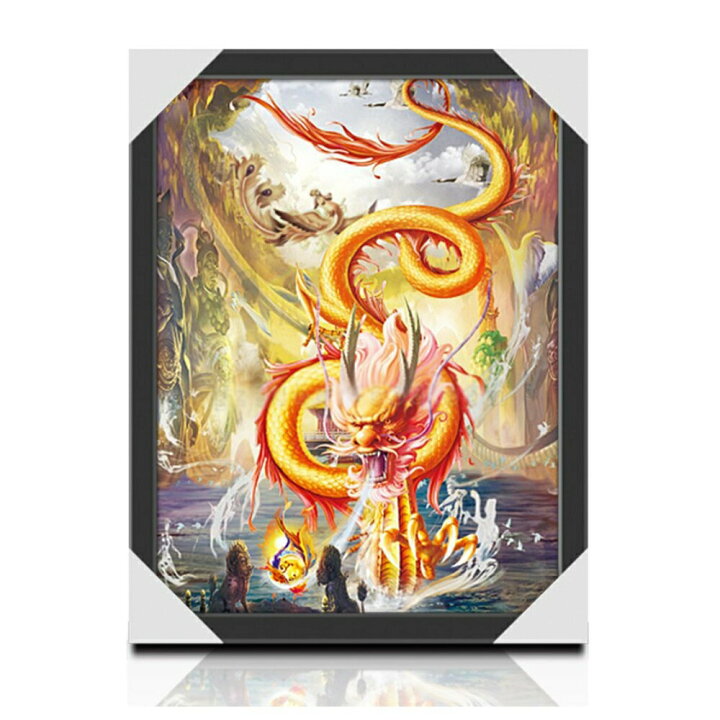 楽天市場 風水 3d 絵 龍 ドラゴン 竜 3頭 玄関 絵 龍の飾り 龍 置物 風水グッズ 青龍 白龍 赤龍 ドラゴン 壁掛け 開運祈願 金運祈願３d額 風水龍 アイテム 龍神 開運 金運 財産運 出世運 恋愛運 幸福 成功 プレゼント 贈り物