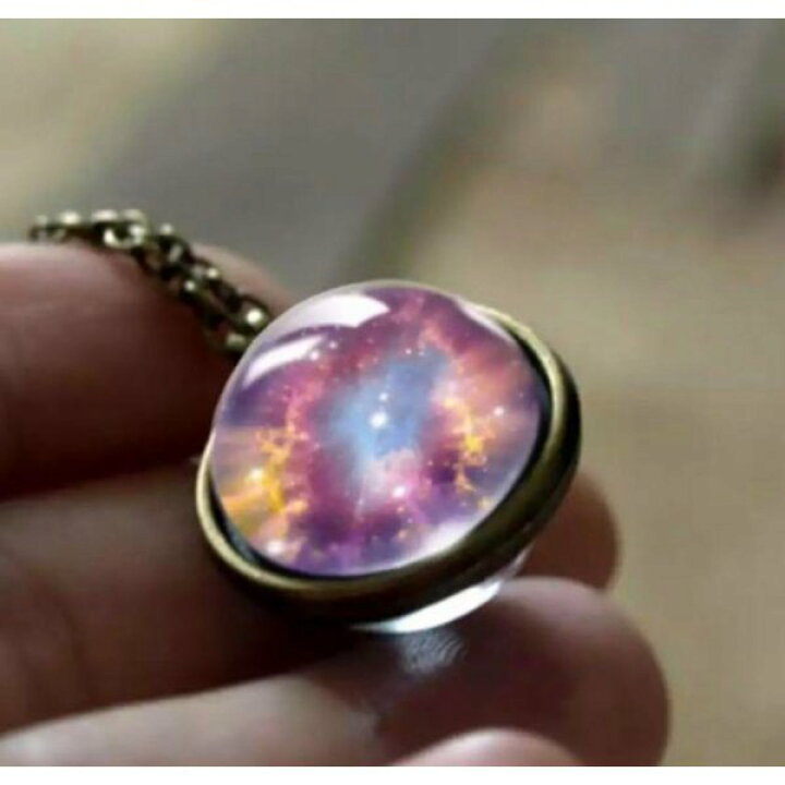 楽天市場】コスモネックレス ギャラクシー 神秘的 宇宙 銀河 ガラス  