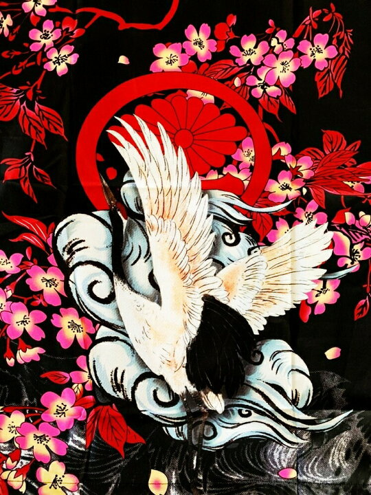 楽天市場 法被 菊紋 桜 鶴 夏祭り 夏恋 寺 韓国ファッション 神社 羽織り 半纏 はんてん 法被 ハッピ 長半纏 半天 袢天 半被 お祭り衣装 雅 和柄 羽織 和装 ユニセックス 浴衣 着物 はっぴスタイル かっこいい かわいい 風物詩 個性的 おしゃれ