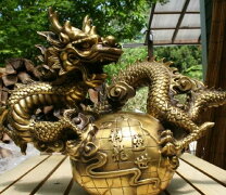 楽天市場】龍 置物 銅製の通販