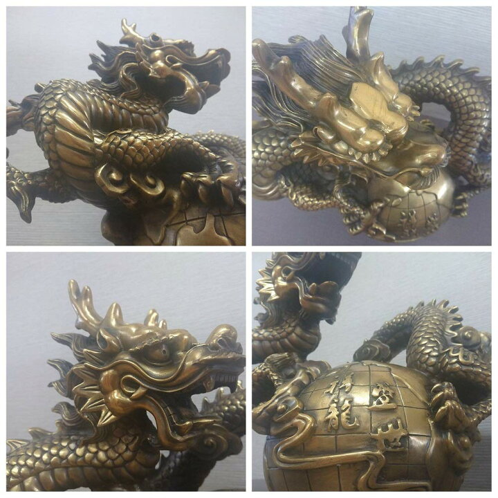 楽天市場】龍の置物 龍 特大 置物 大 おしゃれ 高級 竜 金 ドラゴン 