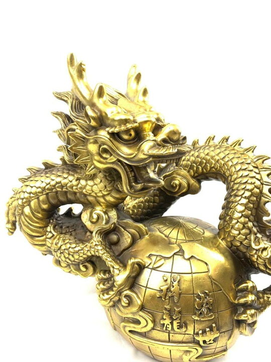 楽天市場】龍の置物 龍 特大 置物 大 おしゃれ 高級 竜 金 ドラゴン 
