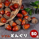 【人気商品】【楽天1位40冠達成！】 どんぐり 50個セット 人工 フェイクグリーン ツリー オーナメント 置物 オブジェ …