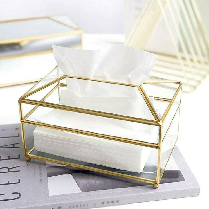 楽天市場 ティッシュボックス クリア ゴールド ティッシュケース ティッシュボックスケース 上品 キラキラ 豪華 ゴージャス 女性 レディース ホテル ガラス調 アンティーク調 可愛い かわいい おしゃれ ペーパー ティッシュ ボックス 高級 クリスタル 北欧 インテリア