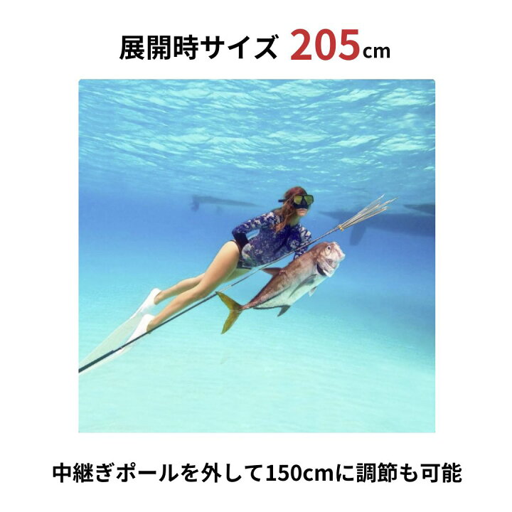 楽天市場】銛 モリ 5股 4点セット 5又銛 魚突き スキューバ 素潜り 手 