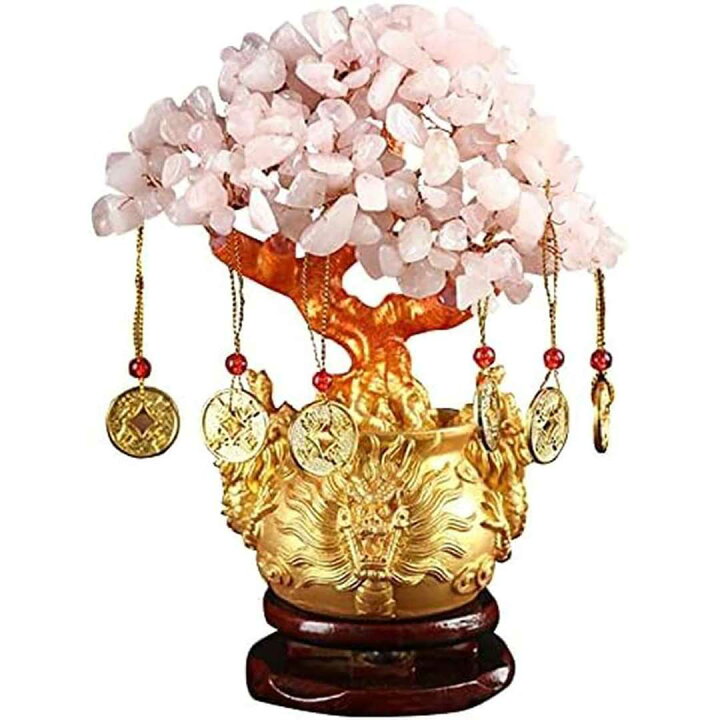 楽天市場】風水 龍の黄金木 ーVer2ー ピンクorパープル 招財樹 金の 
