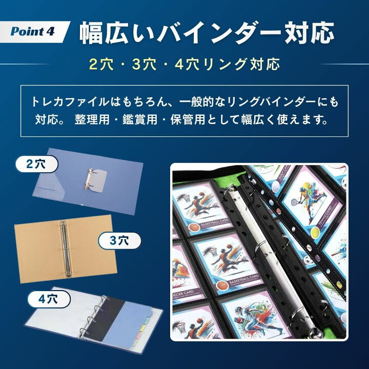 楽天市場】トレカ カードファイル 追加用シート 30枚セット 9ポケット 