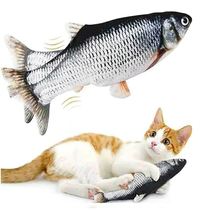 楽天市場】猫 おもちゃ 魚 ふな 鮒 跳ねる 電動 ペット 一人遊び 
