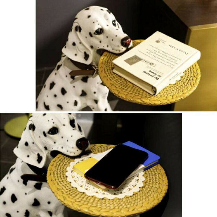 楽天市場】【楽天1位6冠達成】【人気商品】陶器 犬の置物 テーブル 