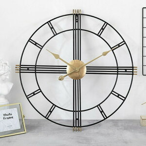 【楽天1位5冠達成!】 壁掛け時計 アイアンクロック 十字 フレーム 掛け時計 十字架 デザイナーズ クロス 時計 おしゃれ エレガント クラシック リビング時計 ウォールクロック デザイナー